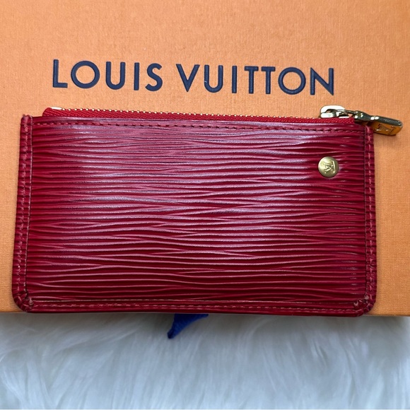 Authentic Red Epi Louis Vuitton Key Cles - Picture 2 of 11